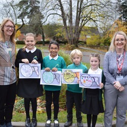 Road Safety Week 2019 winners from Stoke Hill Junior School in Exeter