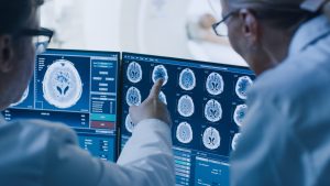 A brain scan which can be used as a tool to help diagnose a concussion.